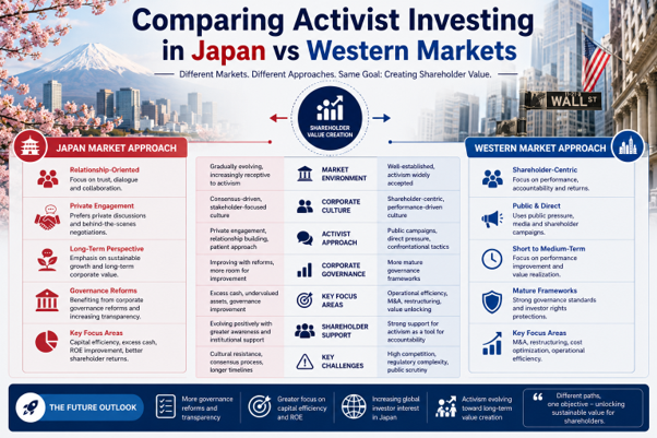 Comparing Activist Investing in Japan vs Western Markets
